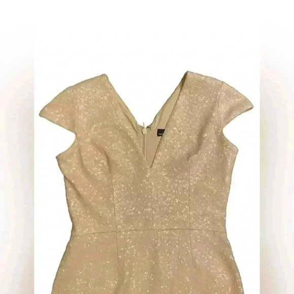 Dress The Population Zoe Sequin V Neck Size Medium - Picture 3 of 8